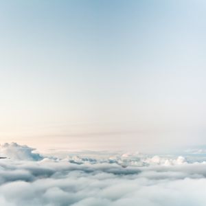 Imágen de las nubes vista desde arriba